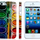 Polycarbonate Plastic Paintbrush Baked Finish Protective Case for iPhone 5