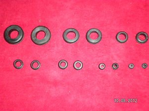 MERCURY  144 RUBBER GROMMETS FIREWALL, TRUNK, SPEAKERS, DASH ETC