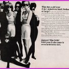 1968 Lady Marlene Girdle Step into X sarong-type go go go Lingerie Print Ad