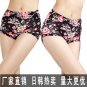 Bamboo Fiber Floral High-waist Panties Printing Flowers Ladies Underwear Womens Lingerie VIP096