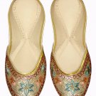 Fulkari shoes  punjabi juti khussa shoes indian designer shoes USA szie 6 to 12