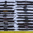 Lot 20 hand bracelets made of brown seeds