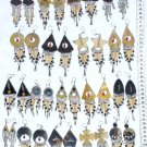 Lot 5 Pairs of Horn Earrings
