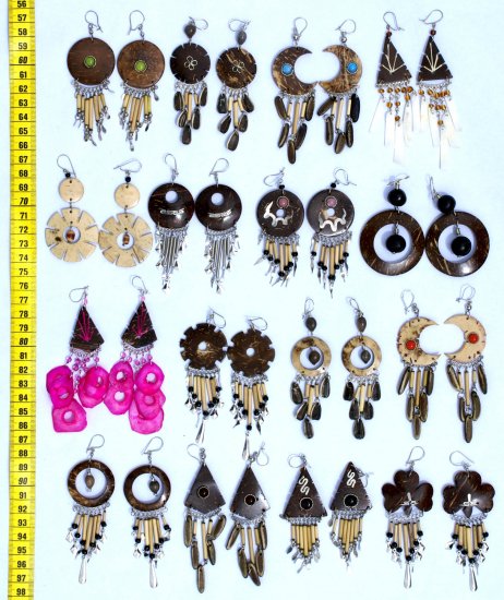 Lot 10 pairs of Seed and Coco Earrings