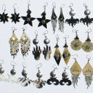 8 Pairs Handmade Carved Bull Horn Tribal Earrings Peru