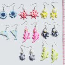 8 Pairs Mazapan Peruvian Earrings Handmade Jewelry Art