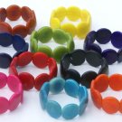 Lot 5 Color Bracelets Handmade of Tagua Corozo Palm Nut