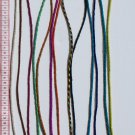 10 Woven Color Leather Chains for Necklaces Jewelry New