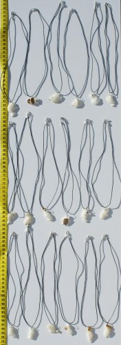 Lot 5 Handcrafted Animal Art Design Tagua Nut Necklaces