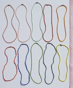 10 Color Necklaces Pearl Strings Threads Lines Jewelry