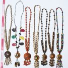 5 Necklaces Seed Beading Coconut Peru Jewelry Wholesale