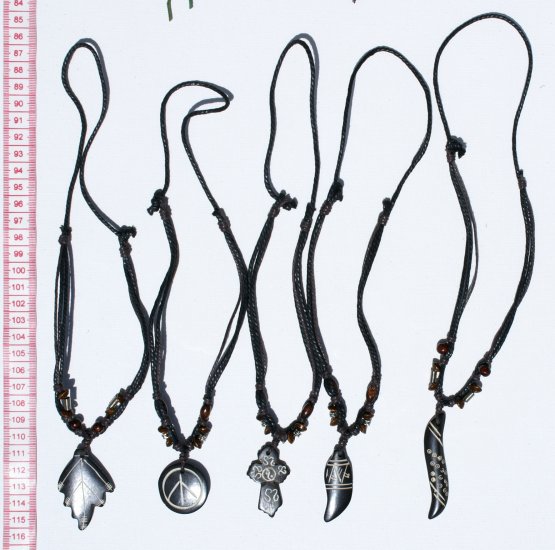4 Wooden Necklaces Pendants Wholesale Natural Jewelry