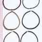 3 Leather Choker Necklaces Costume Jewelry in Fashion