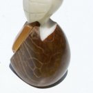 Hand Carved Bird Tagua Nut Figurine Parrot, Ecuador Art