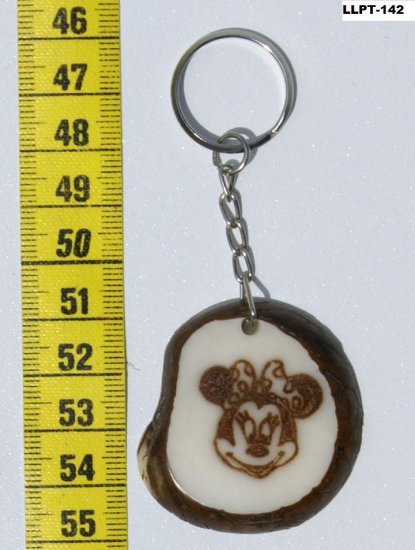 Keyring with Picture Minnie Mouse, Girlfriend of Mickey