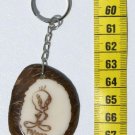 Tweety Picture - Tagua Nut Key Chain - Art For Children