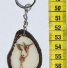 Colibri Keyring, Handmade Picture Bird, Tagua Key Chain