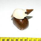 Hand Carved Galapagos Bird Tagua Figurine, Ecuador Art
