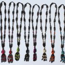 4 Brown Seed Bead Necklaces Artisan HandCrafted Jewelry