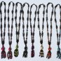 4 Brown Seed Bead Necklaces Artisan HandCrafted Jewelry