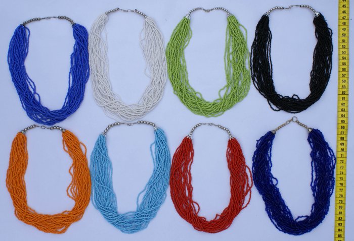 3 Necklaces of Pearl Threads Art Peru Jewelry Wholesale