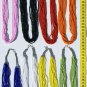 5 Hand Crafted Necklaces Color Pearl Threads Art Peru