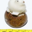 Hand Carving Animal Tagua Nut Figurine Seal Art Ecuador