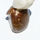 Hand Carved Frigate Bird Tagua Figurine, Ecuadorian Art