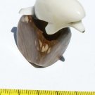 Hand Carving Tagua Figurine Sea Dolphin, Art Of Ecuador