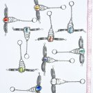 5 Slave Bracelets With Rings Included Cat Eye Gemstones