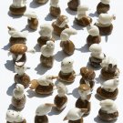 LOT 10 ANIMAL FIGURINES TAGUA, CARVING SUPPLIES ECUADOR