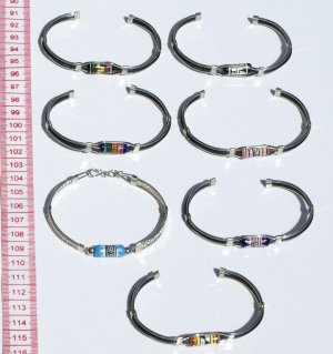 7 Cuff Bangle Metal Bracelets Handmade Peruvian Jewelry