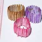 Lot 3 Color Beaded Bracelets Hand Made Peruvian Jewelry