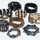 8 Coconut Tropical Seeds Beaded Bracelets Jewelry Peru