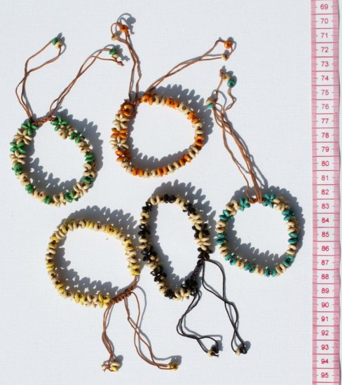 5 Seed Artisan Bracelets Handmade Jewelry Art Wholesale