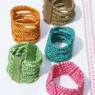 4 Bead Seed Beaded Bracelets Natural Material Peruvian