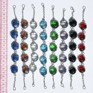 7 Hand Bracelet Round Murano Glass Bead Fashion Jewelry