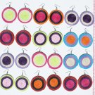 7 Pairs Round Drop Dangle Earrings Jewelry Wholesale