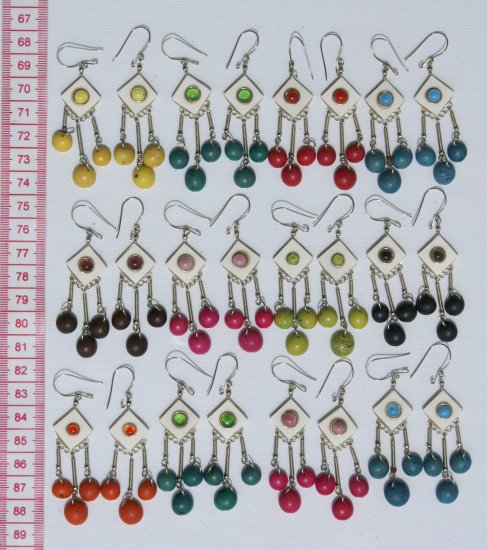 5 Pairs Horn Earrings Wholesale Costume Fashion Jewelry