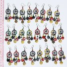 8 Pairs Thread Earrings Handcrafted Costume Jewelry Art