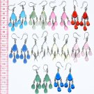 5 Pairs Glass Earrings New Fashion Jewelry Wholesalers