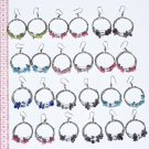 9 Pairs Rock Pearls Round Earrings Jewelry Wholesale