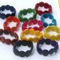 LOT 7 COLOR BRACELETS MADE OF TAGUA, ECUADOR