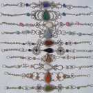 10 Natural Piedra Stones Bracelets Jewelry From Peru