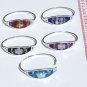 5 Mexican Charm Bracelets Flower Design Fashion Jewelry