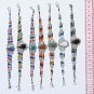 6 Bracelets Natural Piedra Stones Color Pearls Jewelry
