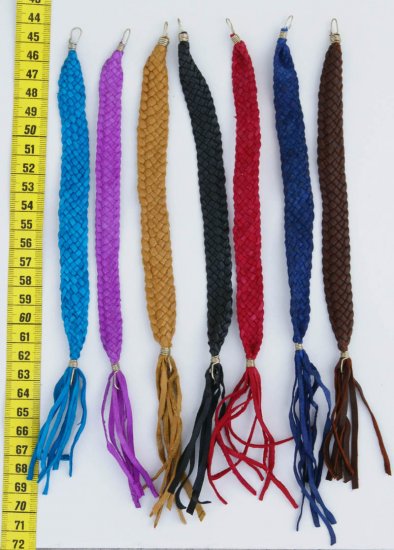 10 Leather Friendship Woven Tribal Bracelets Peru Art