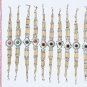 6 Bamboo Wood Link Bracelets Ethnic Peruvian Jewelry