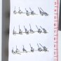 12 Pairs White Carved Earrings Wholesale Jewelry Peru