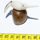 Hand Carving Collection Bird Tagua Nut Figurine Colibri
